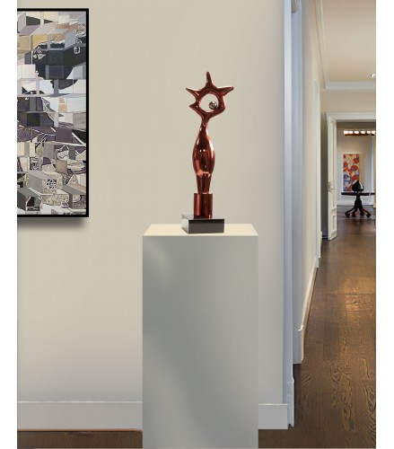 Bird and Star Fire red