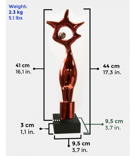 Bird and Star Fire red