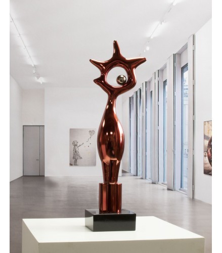 Bird and Star Fire red