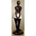 Sculpture young ballet dancer w