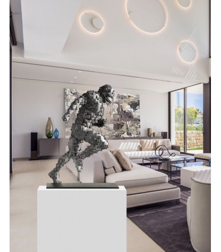 NFL abstraction Antony Gormley Inspiration