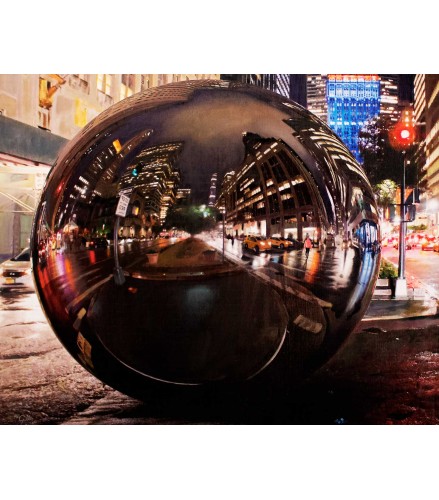 Gicleé City's soul reflection NY NIGHT 2