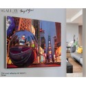 Gicleé City's soul reflection NY NIGHT 1