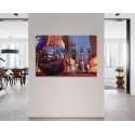Gicleé City's soul reflection NY NIGHT 1
