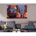 Gicleé City's soul reflection NY NIGHT 1