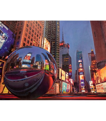 Gicleé City's soul reflection NY NIGHT 1