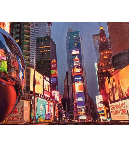 Gicleé City's soul reflection NY NIGHT 1