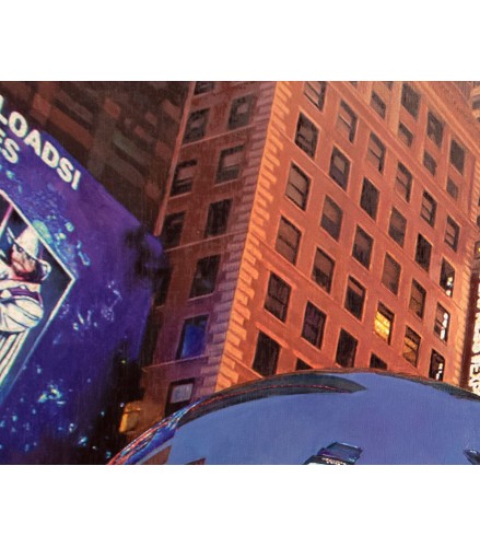 Gicleé City's soul reflection NY NIGHT 1