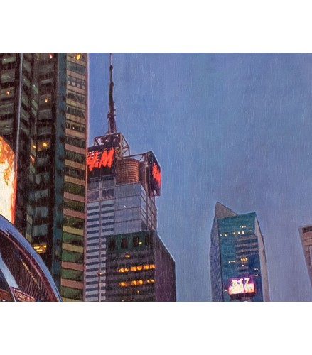 Gicleé City's soul reflection NY NIGHT 1