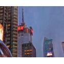 Gicleé City's soul reflection NY NIGHT 1