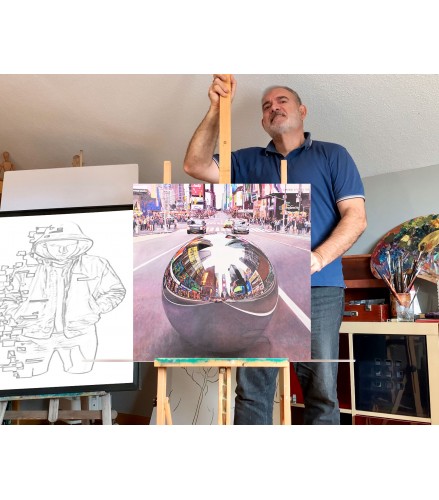 Gicleé City's soul reflection NY 1