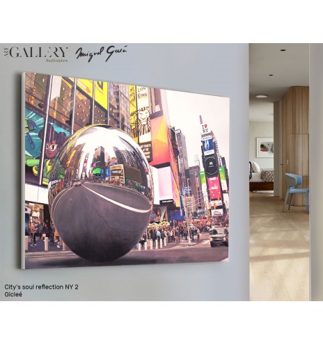 Gicleé City's soul reflection NY 2