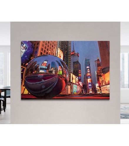 Gicleé City's soul reflection NY NIGHT 1