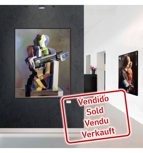 Tridimensional Cubism Harlequin