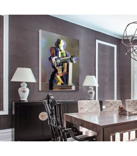 Tridimensional Cubism Harlequin