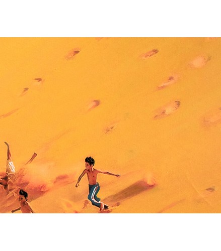 Gicleé Playing in the dunes