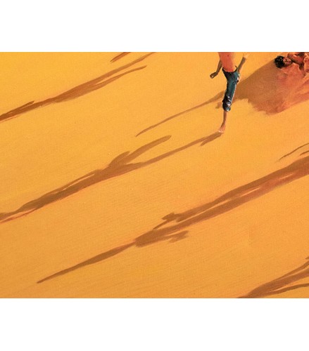 Gicleé Playing in the dunes