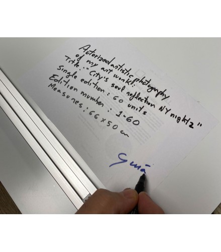 City's soul reflection NY NIGHT 2 Photography