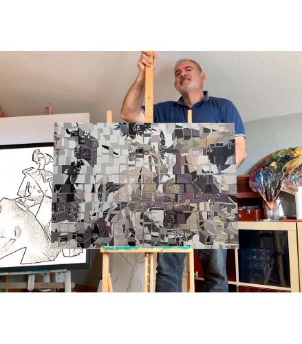 Gicleé Reassembling the Cubism