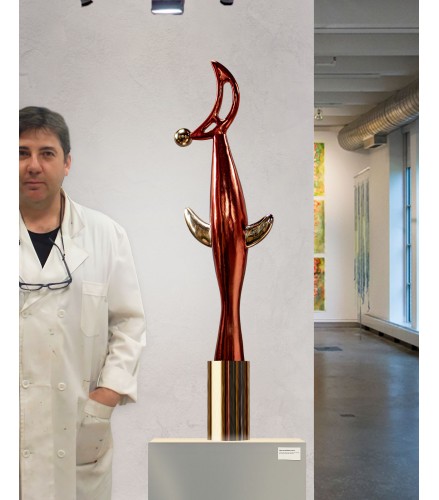 Bird and Moon Fire Red