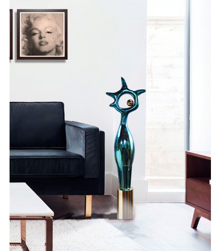 Polar Blue Bird and Star