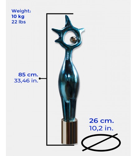 Polar Blue Bird and Star