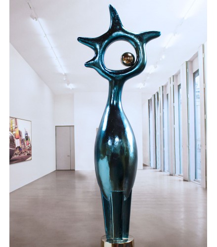 Polar Blue Bird and Star