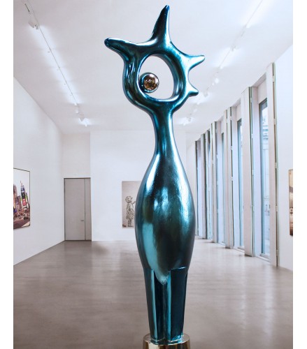 Polar Blue Bird and Star