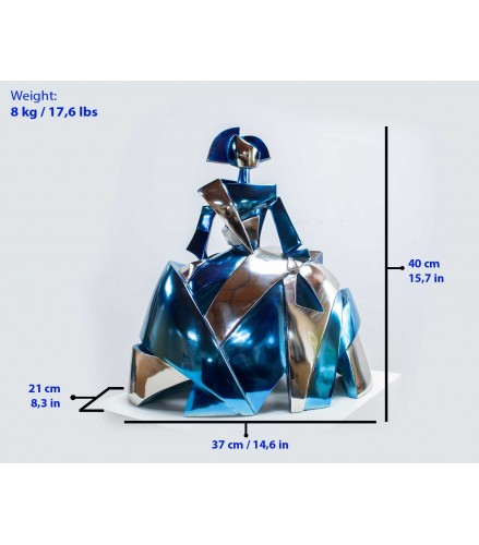 Menina Air and Metal Nickel Blue