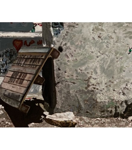 Balloon Girl Escaping Wall