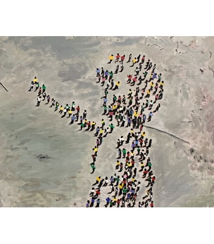 Balloon Girl Escaping Wall