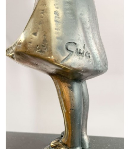 Girl Balloon Reflection