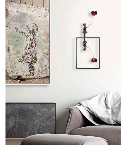 Girl Balloon Reflection