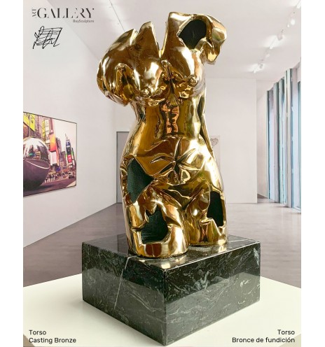Torso in cast bronze 2