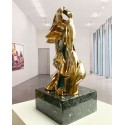 Torso in cast bronze