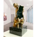 Torso in cast bronze
