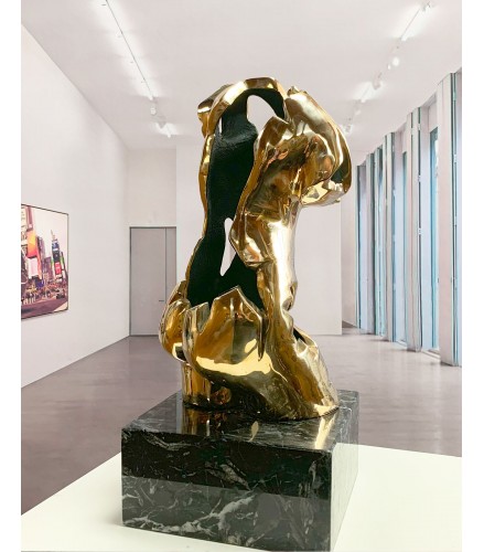 Torso in cast bronze