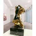 Torso in cast bronze