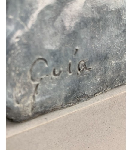 Hercules of Farnese Pixelated green oxide patina