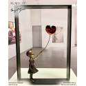 Girl Balloon Framed