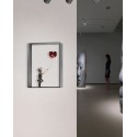 Girl Balloon Framed