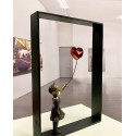 Girl Balloon Framed