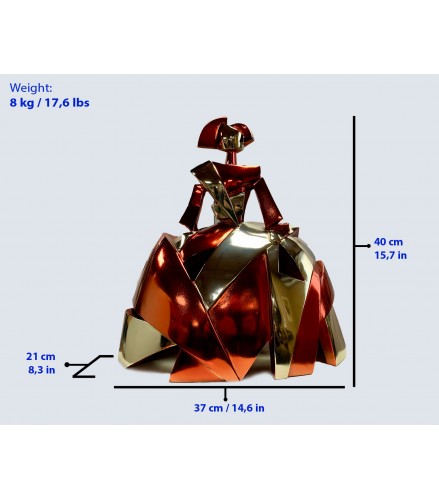 Menina Air and Metal in Red Nickel