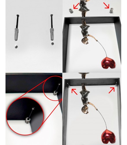 Girl Balloon Reflection