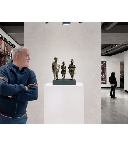 Grandparents with granddaughter