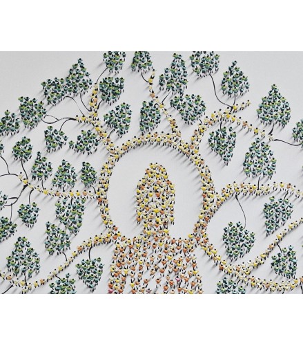 The Tree of Life with Buddha