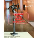 Zidane goal pillar inspiration Antony Gormley