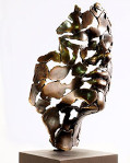 Bronze abstract Sculptures by the sculptor Miguel Guía