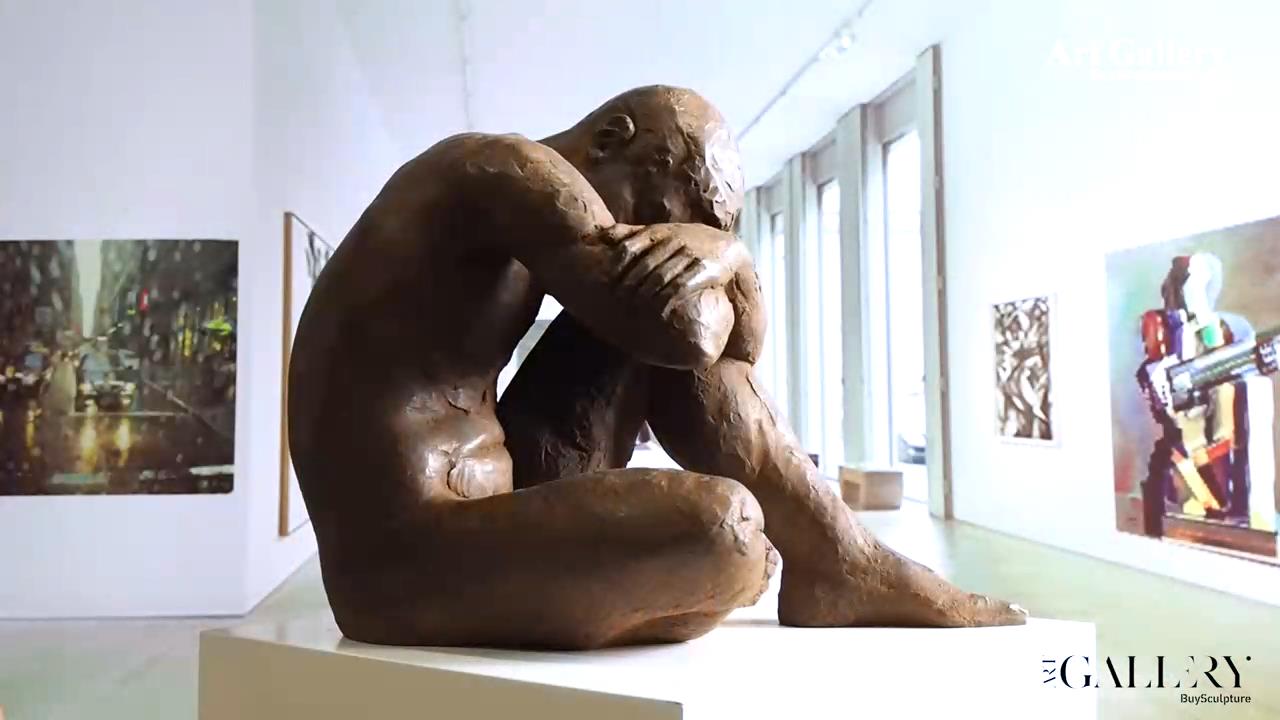 Sculpture Big Act of naked man | Impressionist Sculptures | Art Gallery BS